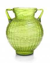 A LOETZ IRIDESCENT GLASS VASEA
