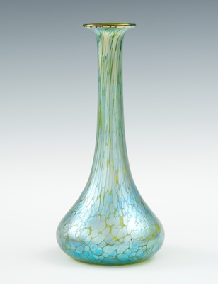 A Loetz Oil Spot Art Glass Vase