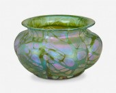A LOETZ-STYLE ART GLASS CENTER