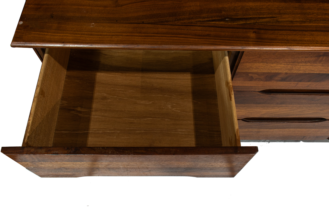 A LONG DANISH MODERN TEAK CHEST