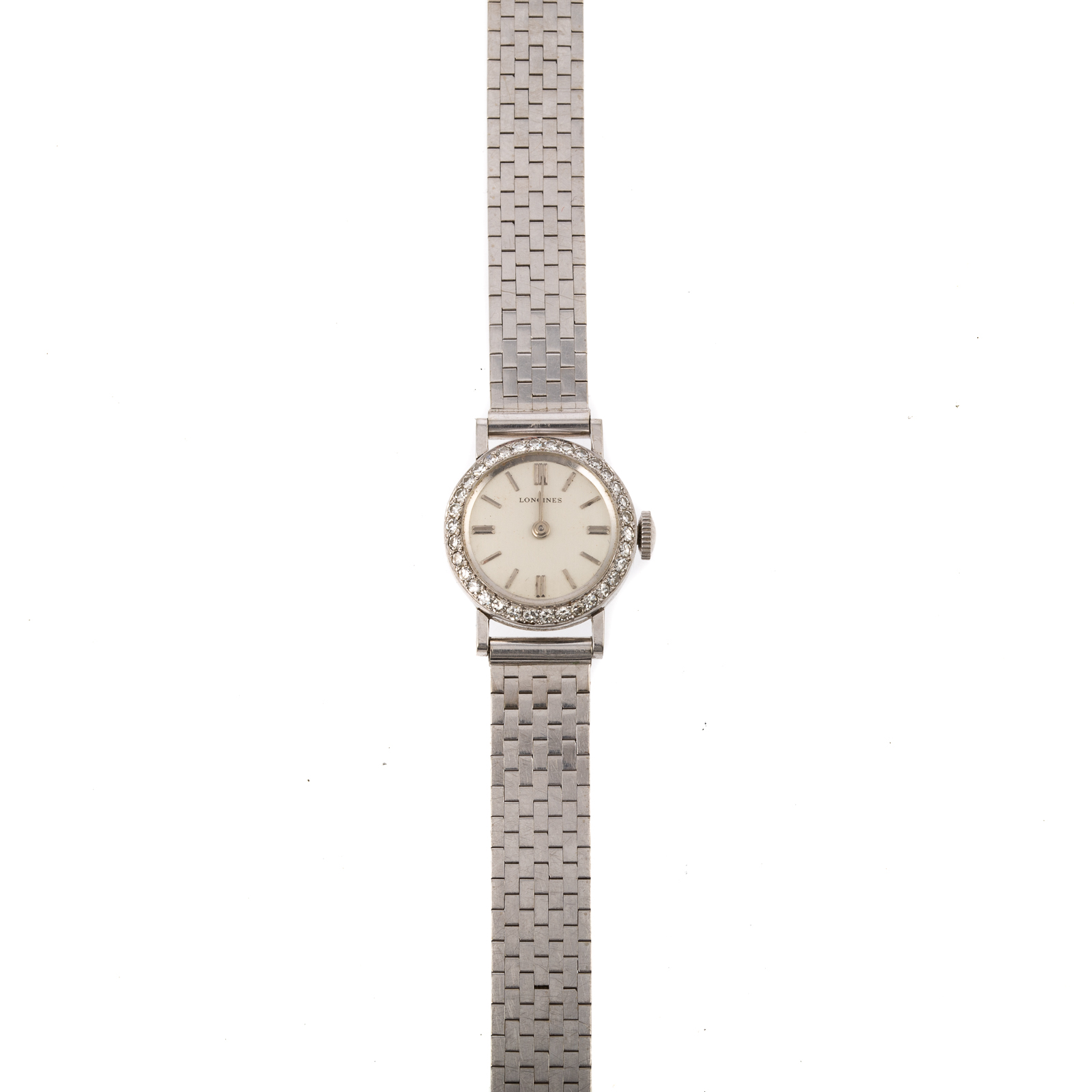A LONGINES DIAMOND COCKTAIL WATCH