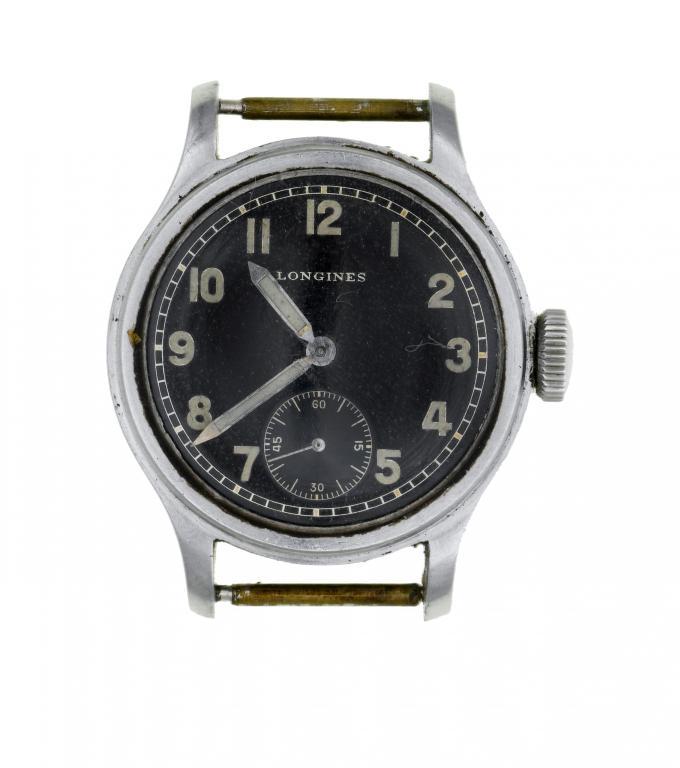A LONGINES STAINLESS STEEL