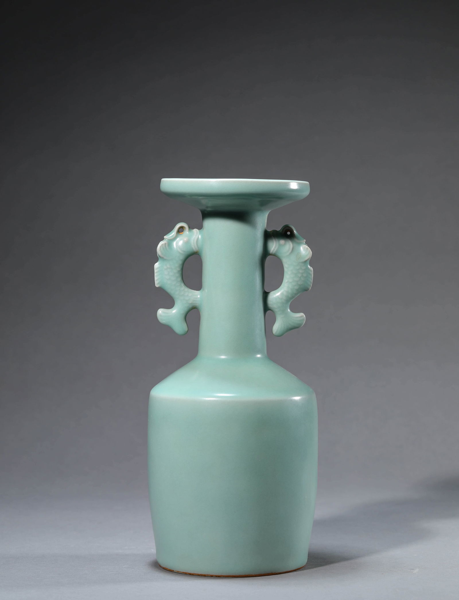 A LONGQUAN TYPE FISH AND DRAGON EAR