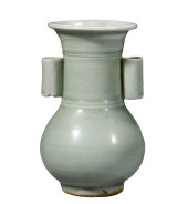 A LONGQUAN TYPE VASE<br>A LONG