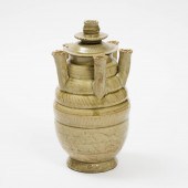 A Longquan/Yue Celadon Five-Sp
