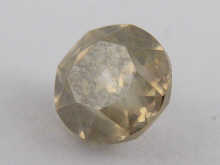 A loosed polished round brilliant