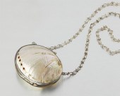 A LOS CASTILLO SHELL PURSE ON