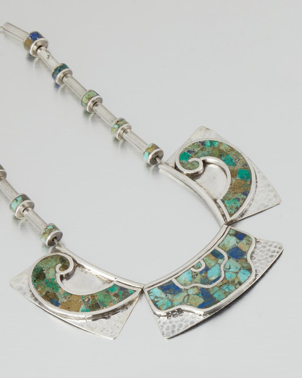A LOS CASTILLO SILVER AND MOSAIC