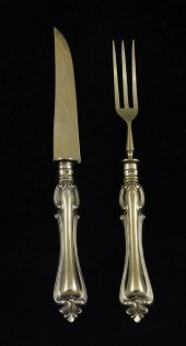 A (LOT OF 12) GERMAN WMF GILT