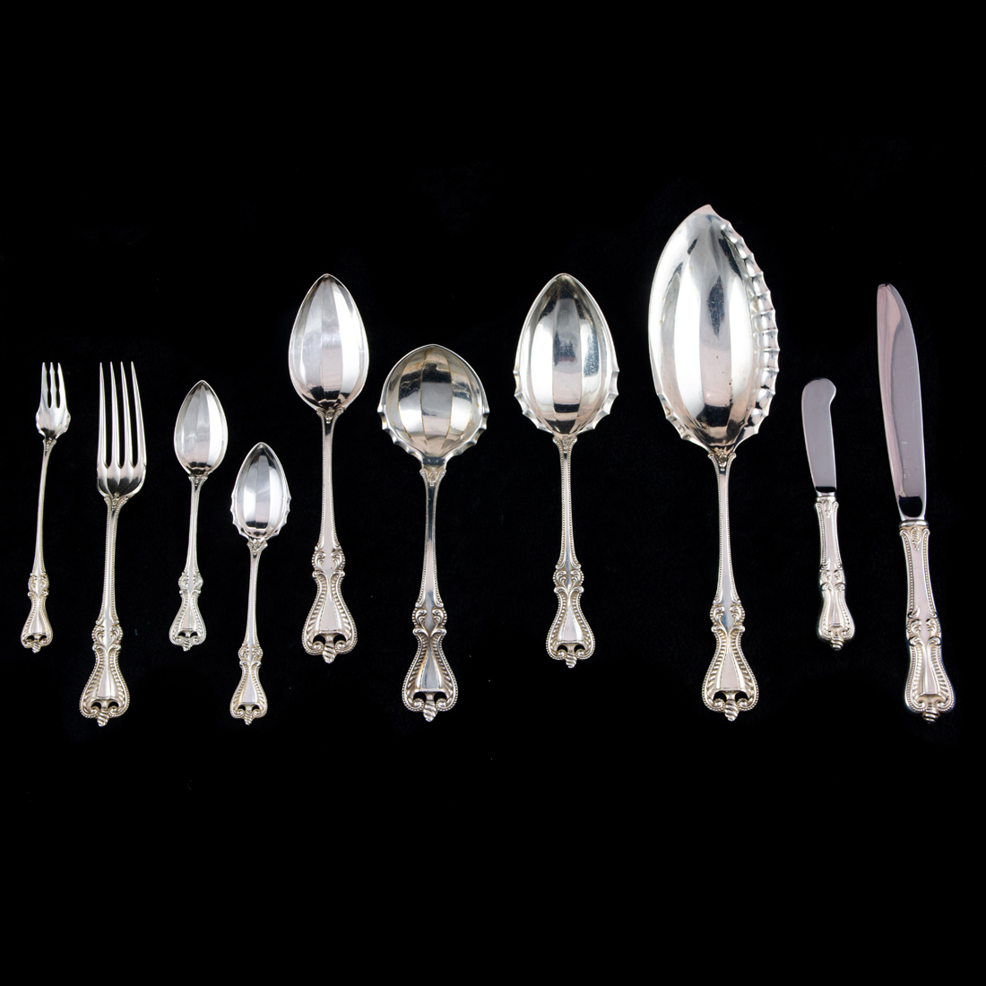 A (LOT OF 121) TOWLE CANDLELIGHT