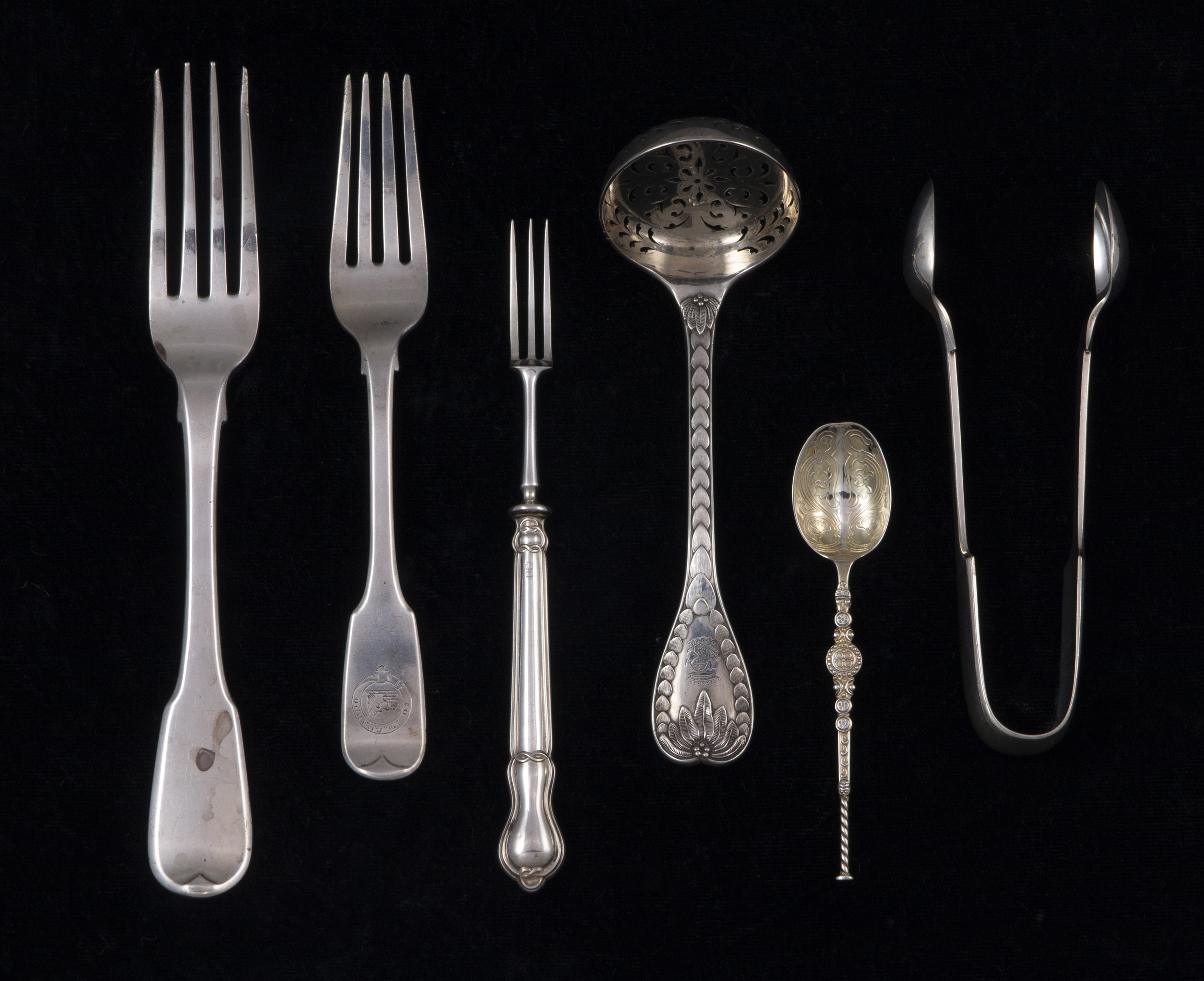 A (LOT OF 13) ENGLISH STERLING