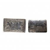 A (LOT OF 2) RUSSIAN NIELLO  8
