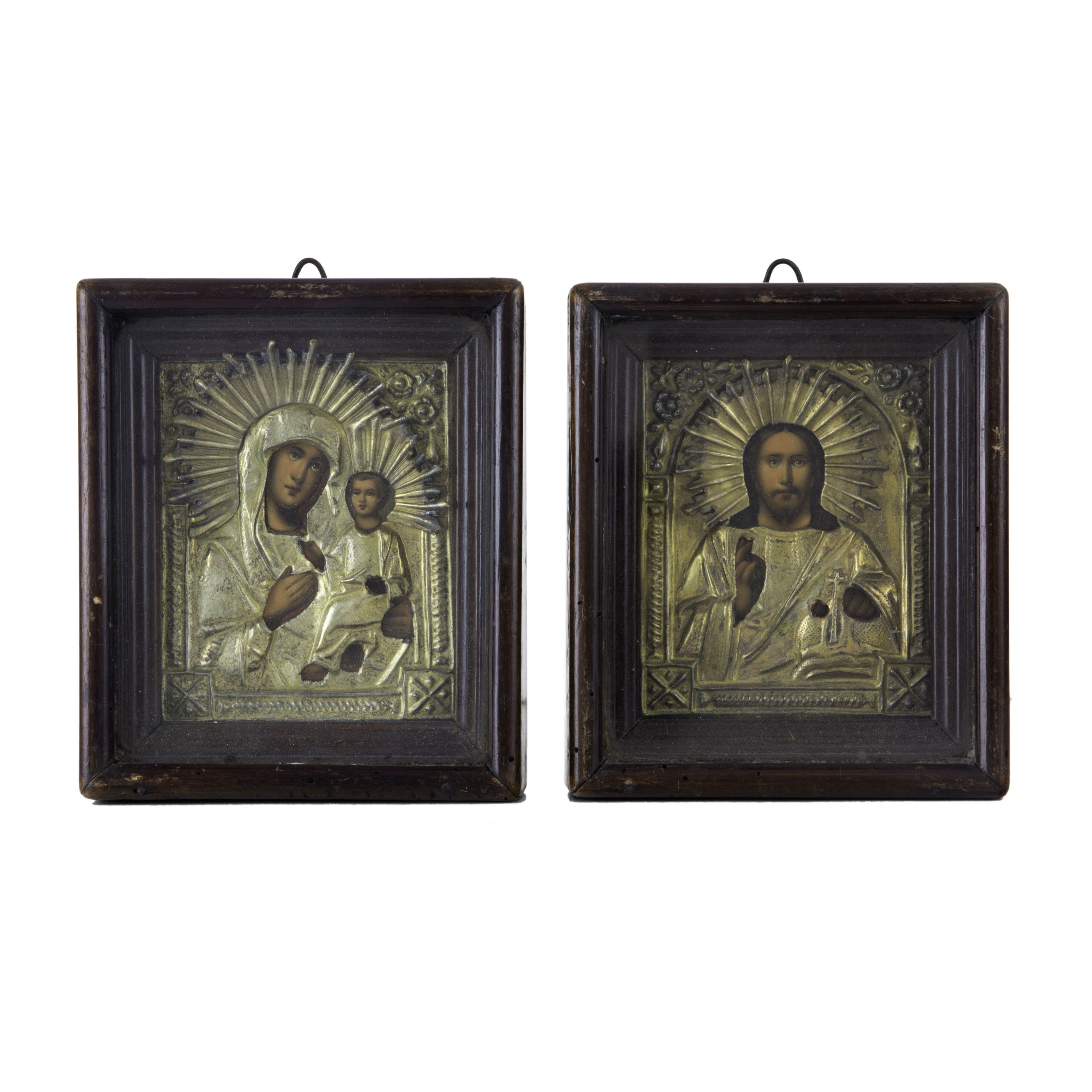 A (LOT OF 2) RUSSIAN ICONS: EACH