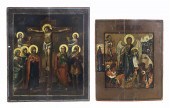 A (LOT OF 2) RUSSIAN ICONS: CR