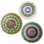 A (LOT OF 3) BACCARAT STYLE CO