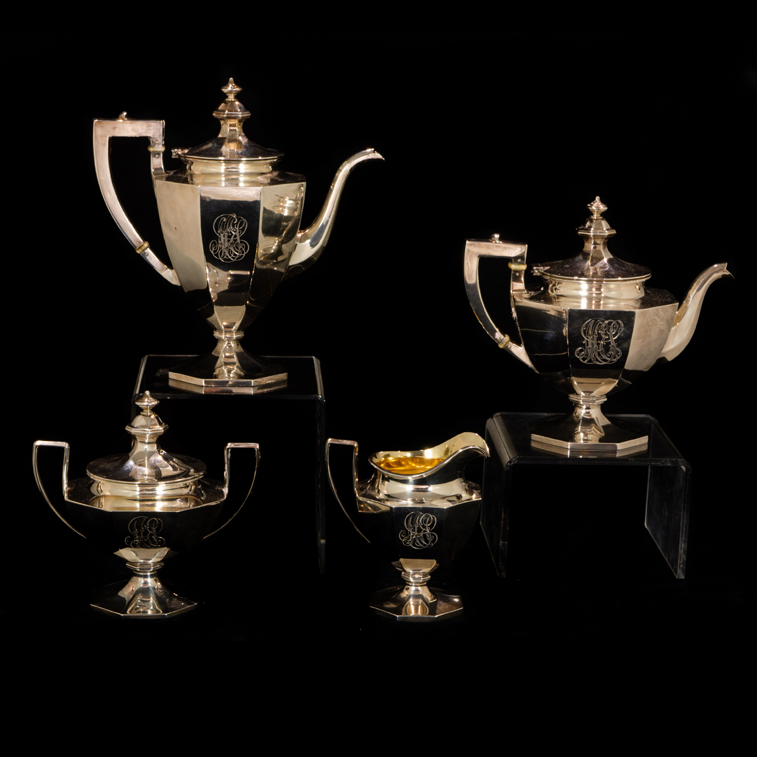 A (LOT OF 4) GORHAM STERLING HOT