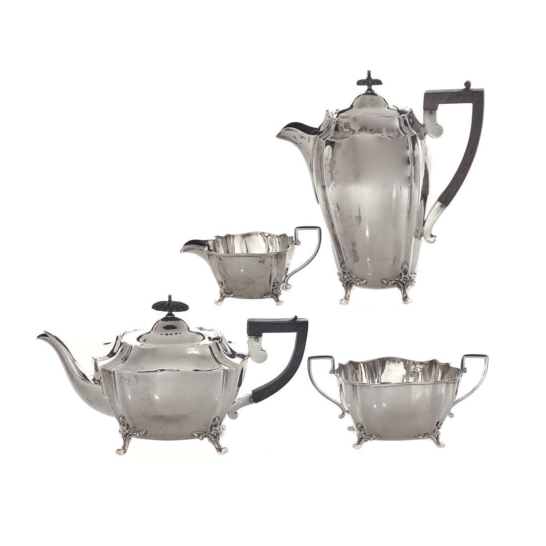A (LOT OF 4) VICTORIAN STERLING HOT