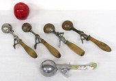 A LOT OF 5 ANTIQUE ICE CREAM S