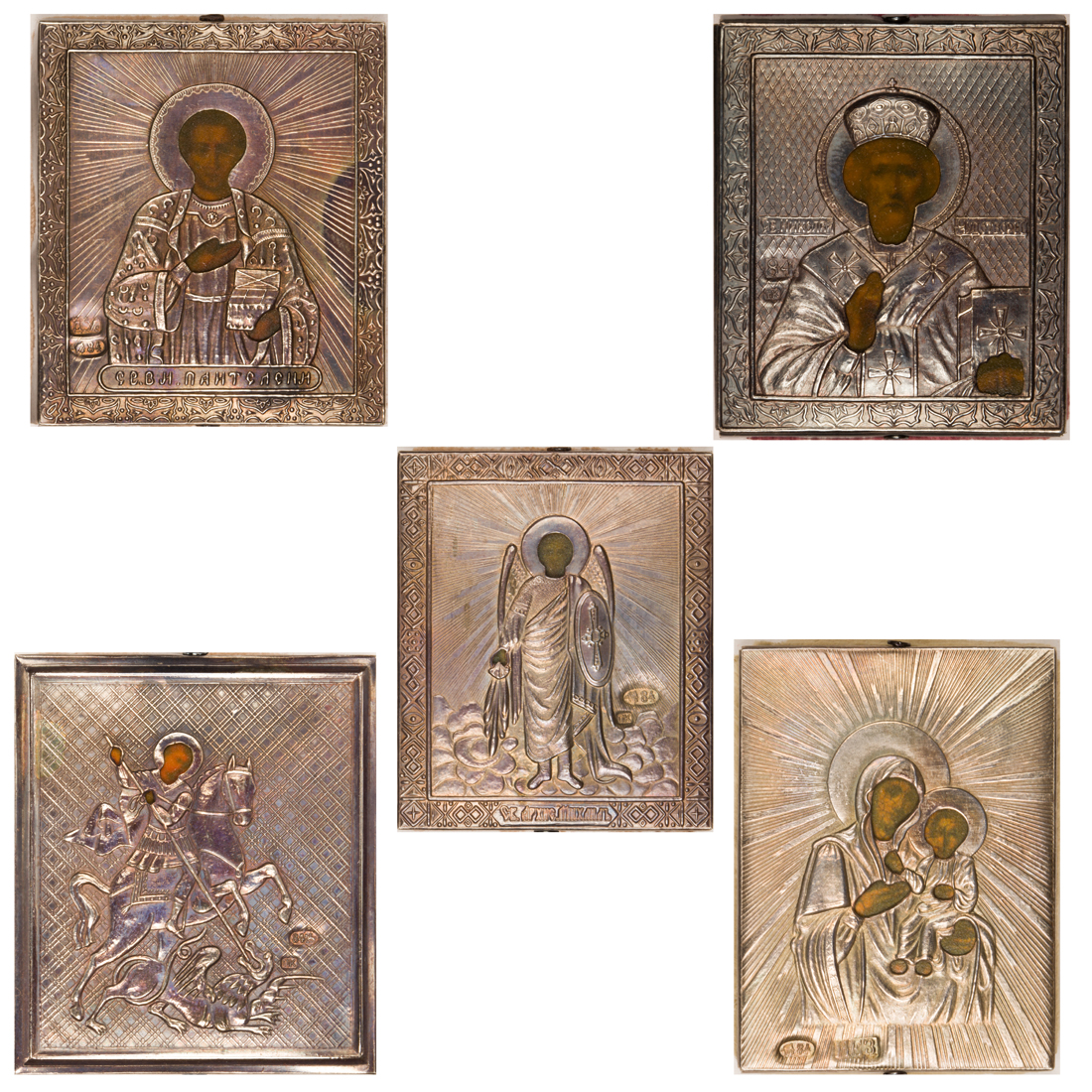 A (LOT OF 5) RUSSIAN MINIATURE A