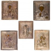 A (LOT OF 5) RUSSIAN MINIATURE