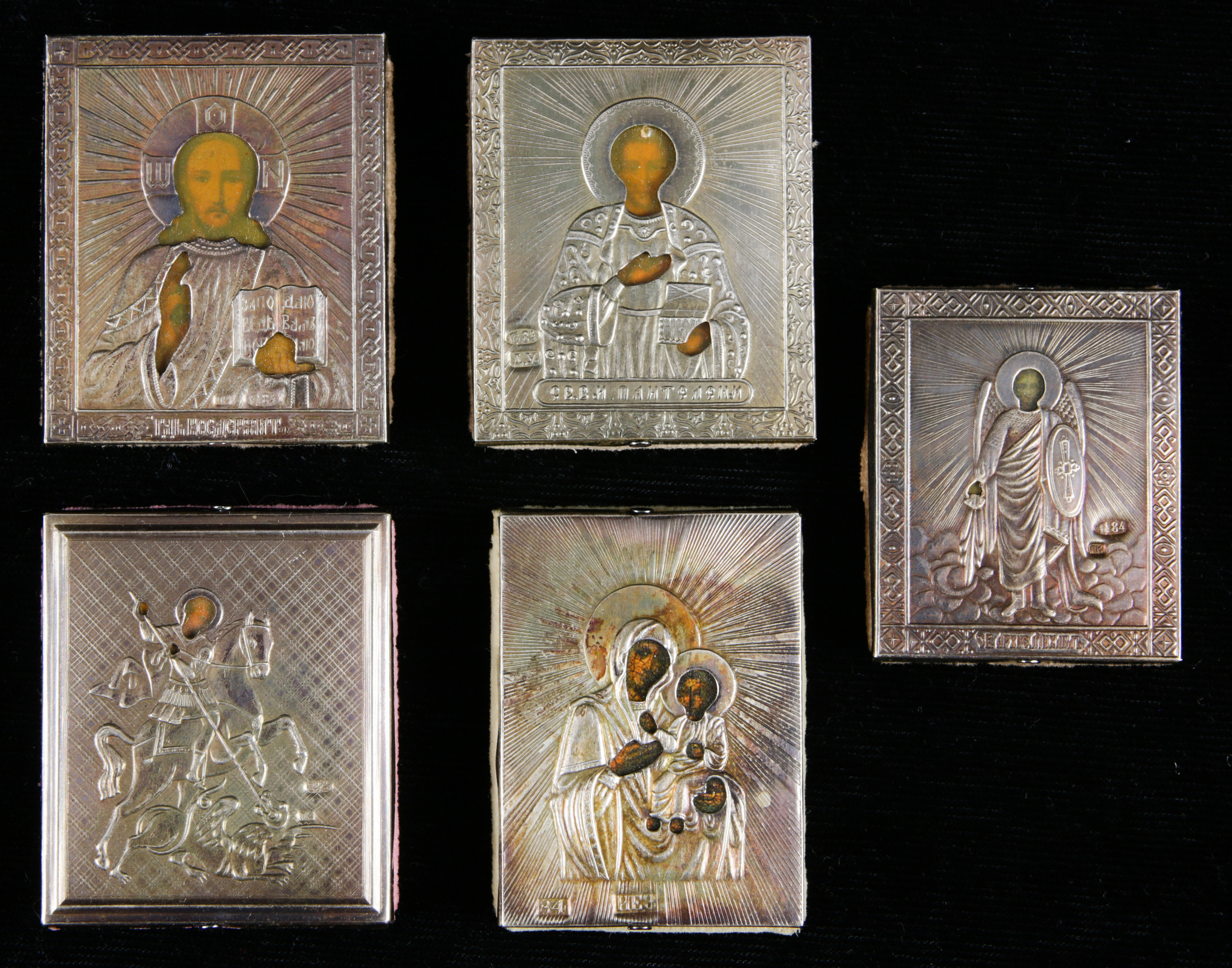 A (LOT OF 5) RUSSIAN MINIATURE