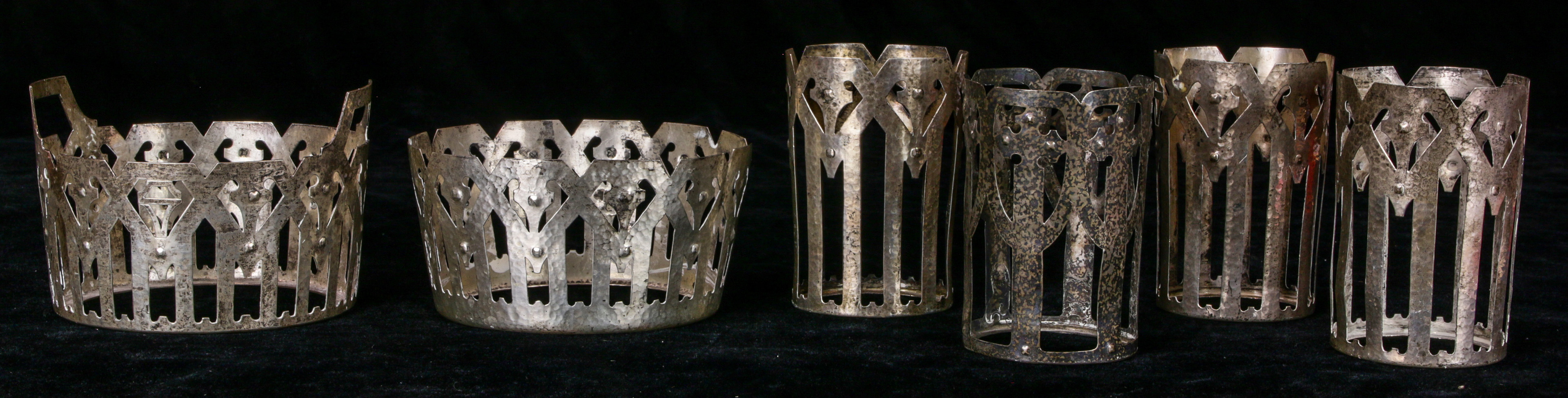 A (LOT OF 6) SHREVE & CO.