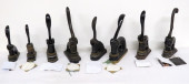 A LOT OF 8 CAST IRON EARLY 20T