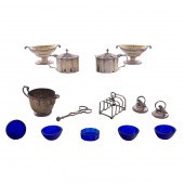 A (LOT OF 9) ENGLISH STERLING