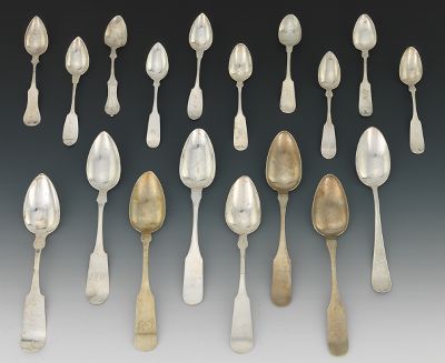 A Lot of Coin Silver Spoons