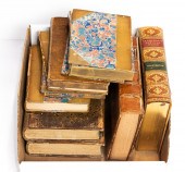 A LOT OF EIGHT LEATHER BOUND B
