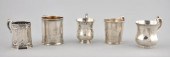 A Lot of Five Antique Coin Sil