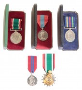 A LOT OF FOUR BRITISH MEDALS E
