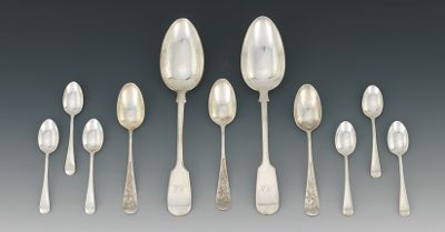 A Lot of Mixed Silver Spoons