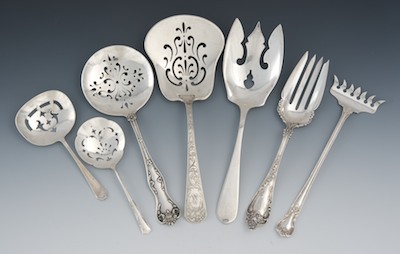A Lot of Seven Sterling Silver