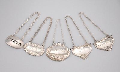 A Lot of Six Sterling Silver Liquor