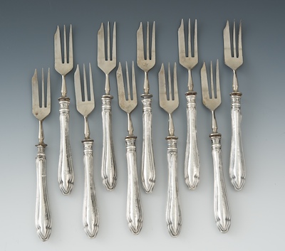 A Lot of Ten German Silver