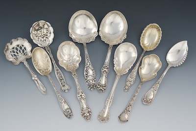A Lot of Ten Sterling Silver