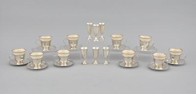 A Lot of Ten Sterling and Porcelain
