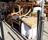 A LOT OF THREE CHAIRS, THREE R