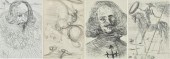 A Lot of Three Etchings after