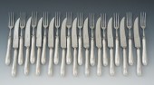 A Lot of Twelve Antique German