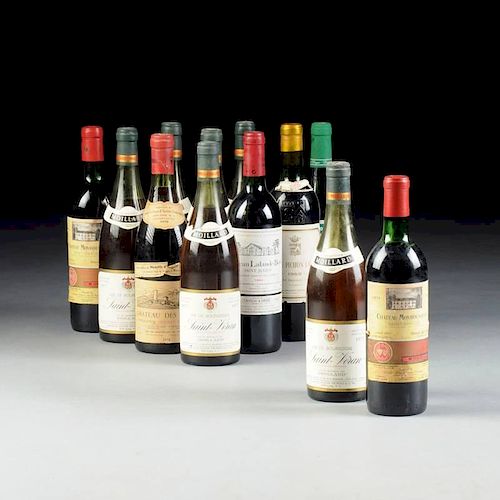 A LOT OF TWELVE BOTTLES OF