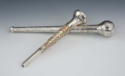 A Lot of Two Victorian Sterling