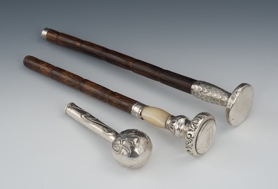 A Lot of Two Victorian Sterling