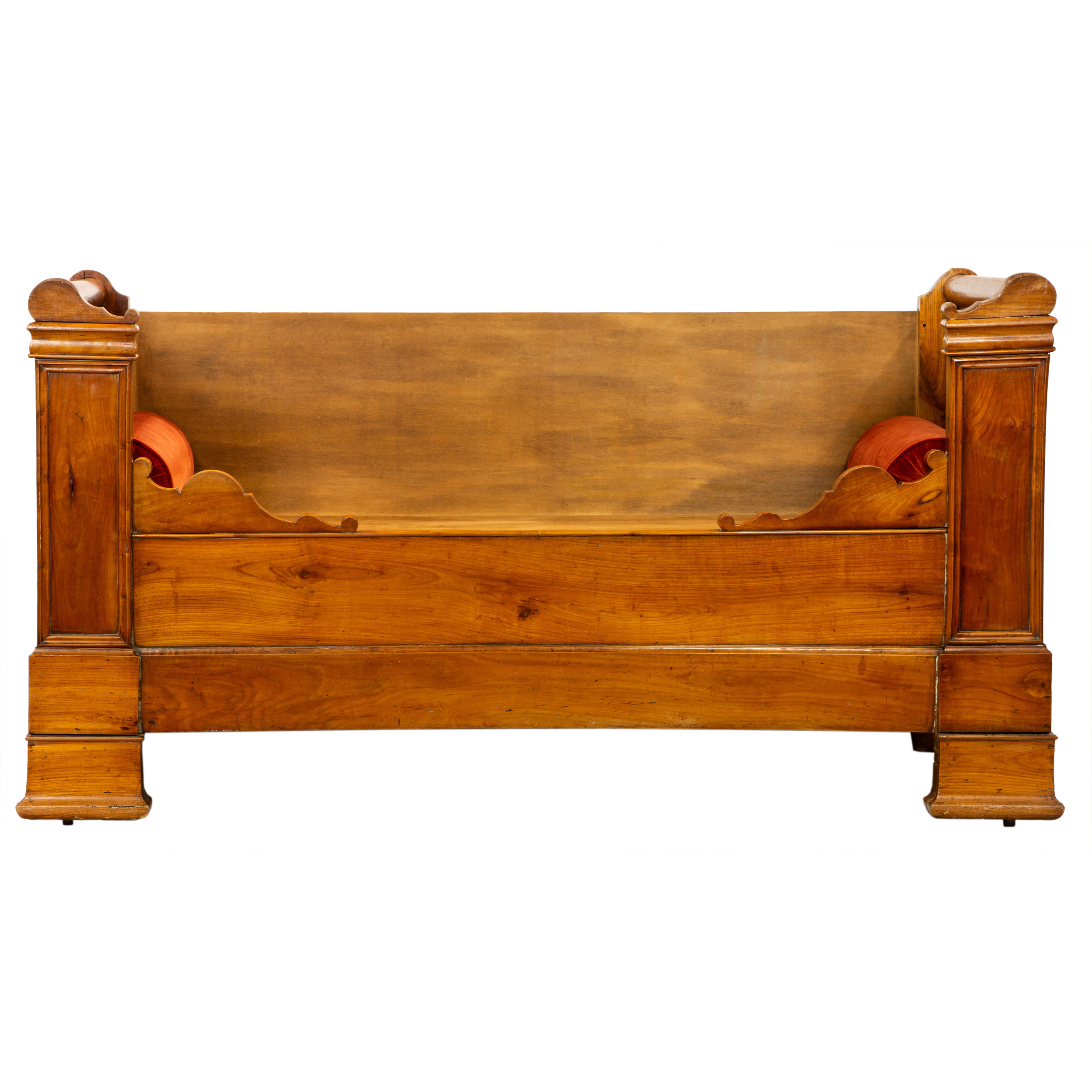 A LOUIS PHILIPPE FRUITWOOD DAYBED