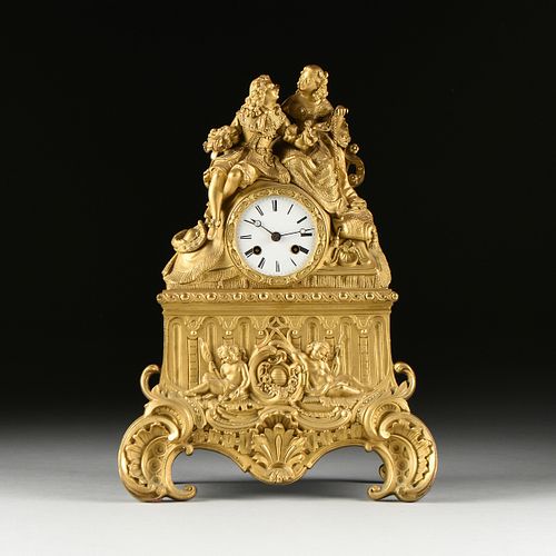 A LOUIS PHILIPPE GILT BRONZE