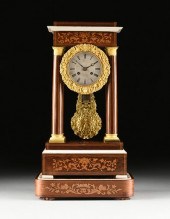 A LOUIS PHILIPPE GLASS DOMED A