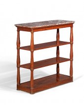 A LOUIS PHILIPPE MAHOGANY ETAG