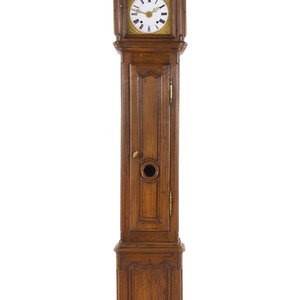A Louis Philippe Oak Tall Case