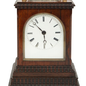 A Louis Philippe Rosewood Pendule